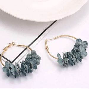 Gold Floral Earrings